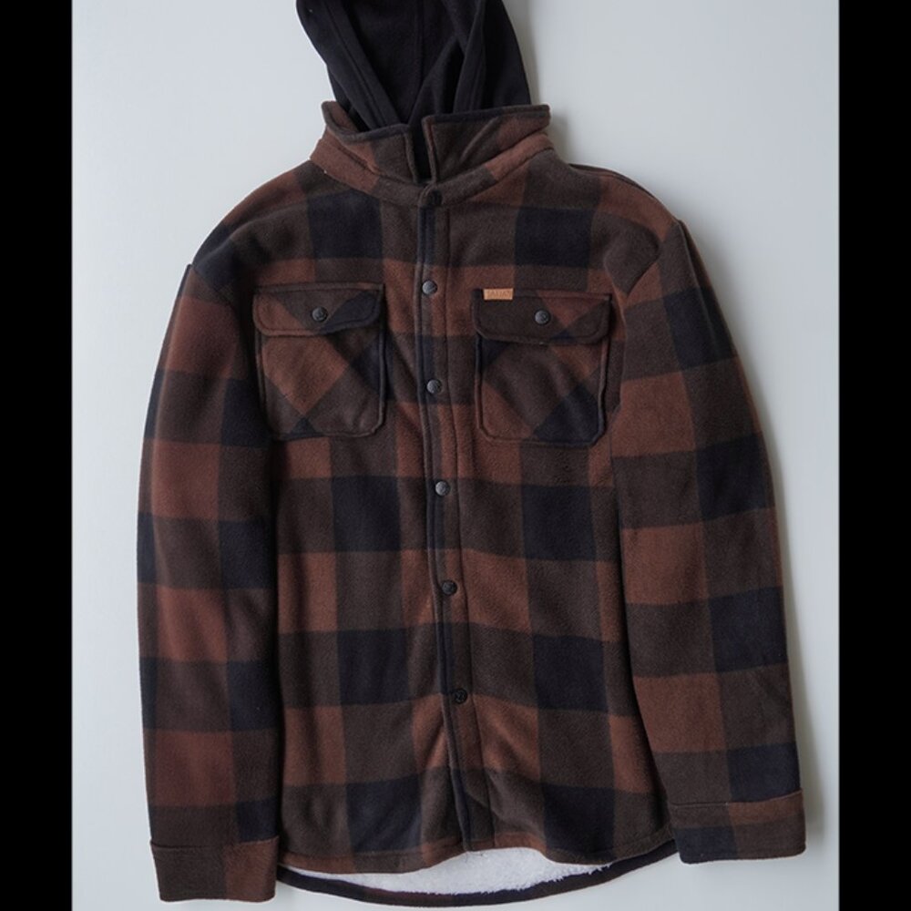 Men's Matrix Brown and Black Jacket